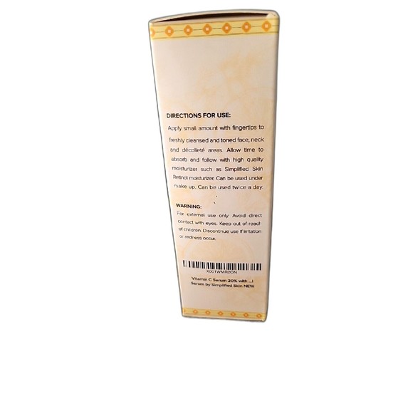 Vitamin C  Serum 20% For Face And Eyes 2 Oz. - Picture 2 of 3
